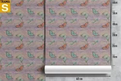 Wallpaper Design and Styles Flora and Fauna Animals Leaves Modern Nature
