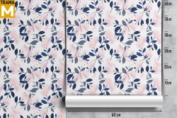 Modern Stylized Leaves Wallpaper Nature