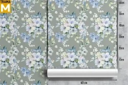 Vintage Nature Flowers Wallpaper