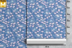 Modern Stylized Nature Leaves Wallpaper