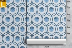 Futuristic geometric wallpaper decoration.
