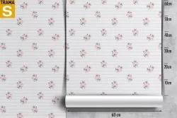Carta da Parati Design e Stili Flora e Fauna Fiori Natura Righe e Onde Vintage