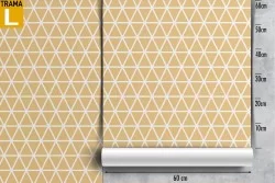 Vintage geometric triangle wallpaper decoration.