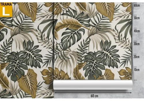 Vintage tropical leaves nature wallpaper. 2