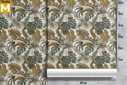 Tropical Leaves Vintage Nature Wallpaper