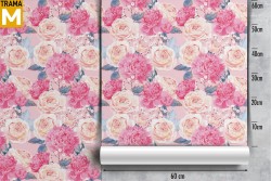 Modern Nature Flowers Wallpaper