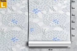 Carta da Parati fiori astratti natura pattern.