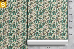 Carta da Parati Design e Stili Flora e Fauna Fiori Natura Vintage