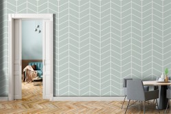 Geometric decoration wallpaper with alternating stripes.