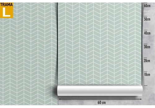 Geometric decoration wallpaper with alternating stripes. 2