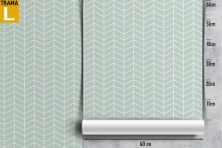 Geometric decoration wallpaper with alternating stripes.