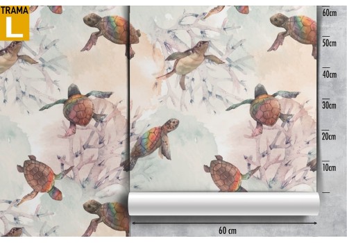 Abstract nature turtles wallpaper. 2