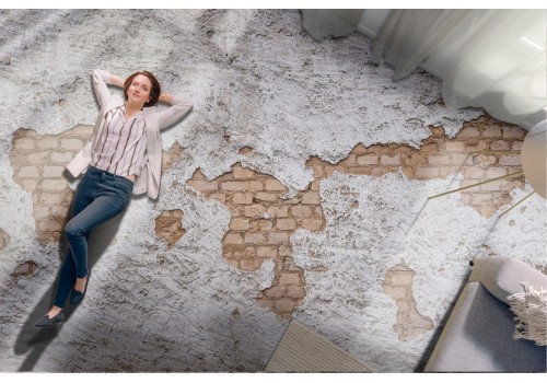 Industrial Urban Plaster Brick Wallpaper 2