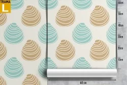 Abstract wallpaper blue clouds pattern.