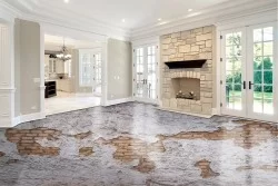 Wallpaper surface plaster and bricks