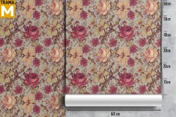 Vintage Nature Flowers Wallpaper