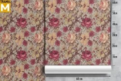 Vintage Nature Flowers Wallpaper