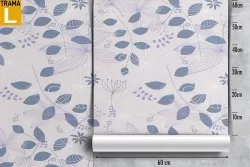 Wallpaper modern stylized leaves nature pattern.