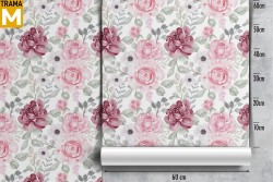 Modern Nature Flowers Wallpaper