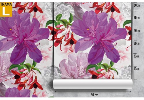 Purple and pink flowers nature wallpaper. 2