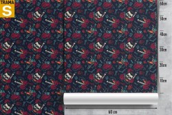 Wallpaper Design and Styles Dark and Modern Skulls