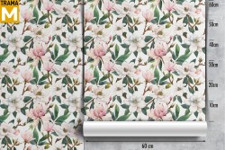 Carta da Parati Fiori Natura Vintage