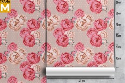 Vintage Nature Flowers Wallpaper