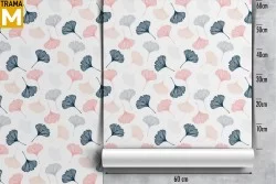 Carta da Parati Foglie Moderna Natura Stilizzata