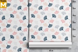 Modern Stylized Nature Leaves Wallpaper