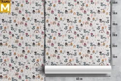 Carta da Parati Decorazioni e Pattern Natura Stilizzata