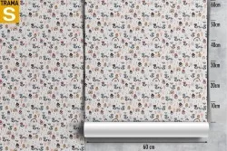 Children's Wallpaper Design and Styles Decorations and Stylized Nature Patterns