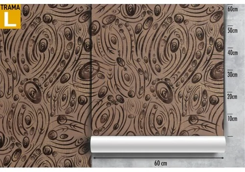 Brown vintage abstract wallpaper decoration. 2