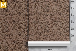 Abstract Vintage Stripes and Waves Wallpaper