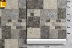 Carta da Parati superficie piastrelle moderne.