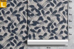 Wallpaper modern abstract decoration blue color.