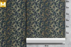Carta da Parati Foglie Luxury Natura Stilizzata Vintage