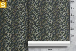 Carta da Parati Design e Stili Flora e Fauna Foglie Luxury Natura Stilizzata Vintage