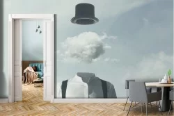 Carta da Parati dipinto uomo astratto moderno