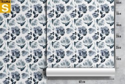 Wallpaper Design and Styles Abstract Flora and Fauna Modern Flowers Nature