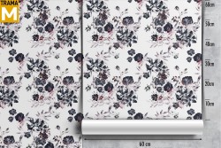 Modern Nature Flowers Wallpaper