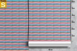Carta da Parati Bambini Decorazioni e Pattern Righe e A pois