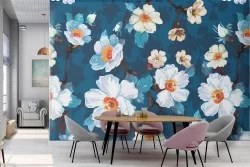 Daisy nature wallpaper modern design.