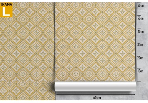 Vintage geometric hexagon wallpaper decoration. 2