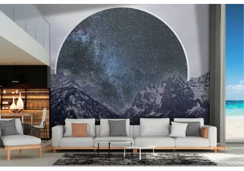 Carta da Parati paesaggio montagna fantasy