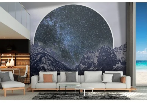 Carta da Parati paesaggio montagna fantasy