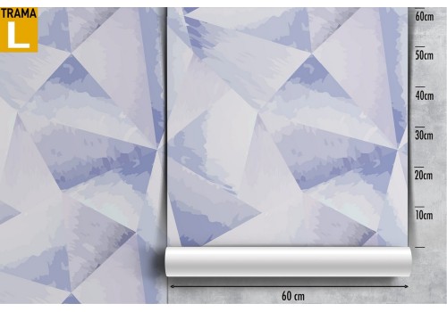 Geometric crystal modern wallpaper decoration. 2