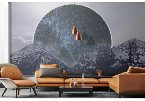 Carta da Parati paesaggio montagna fantasy 2