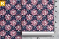 Carta da Parati Design e Stili Flora e Fauna Fiori Moderna Natura Tropicale