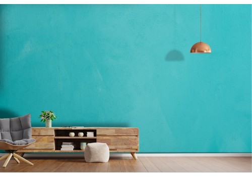 Blue cement surface wallpaper