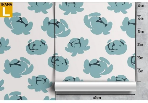 Abstract flowers blue nature wallpaper. 2